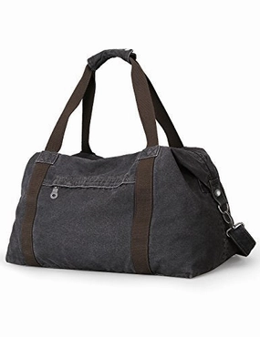 Muzee Oversized Classic Vintage Canvas Travel Duffel Hand Bag Weekender Bag Travel Tote Luggage For Special Steal Event Limited Offer Alert