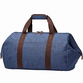 Shop Save Today Big Sale Today Berchirly Mens Messenger Bags Waterproof Business Travel Duffel Weekender Bag Blue