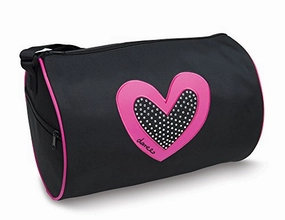 Dancer'S Heart With Rhinestones Black Duffel Bag By Danshuz Special Steal Event Dont Miss Todays Deal