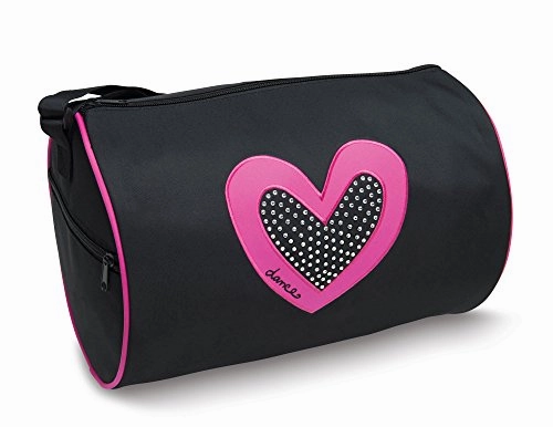 Dancer'S Heart With Rhinestones Black Duffel Bag By Danshuz Special Steal Event Dont Miss Todays Deal