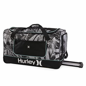 Hurley Rolling Duffel, Grey Tropical Hot Deals Today Hot Offer Event