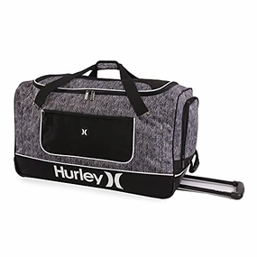 Hurley Rolling Duffel, Grey Tweed Today Only Savings Clearance Event