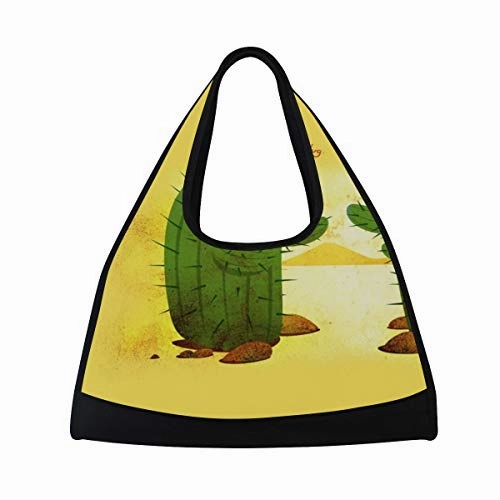 Online Exclusive Offer Huvatt Duffel Bags Cactus Hug Womens Gym Yoga Bag Fun Tote Beach Bag For Men