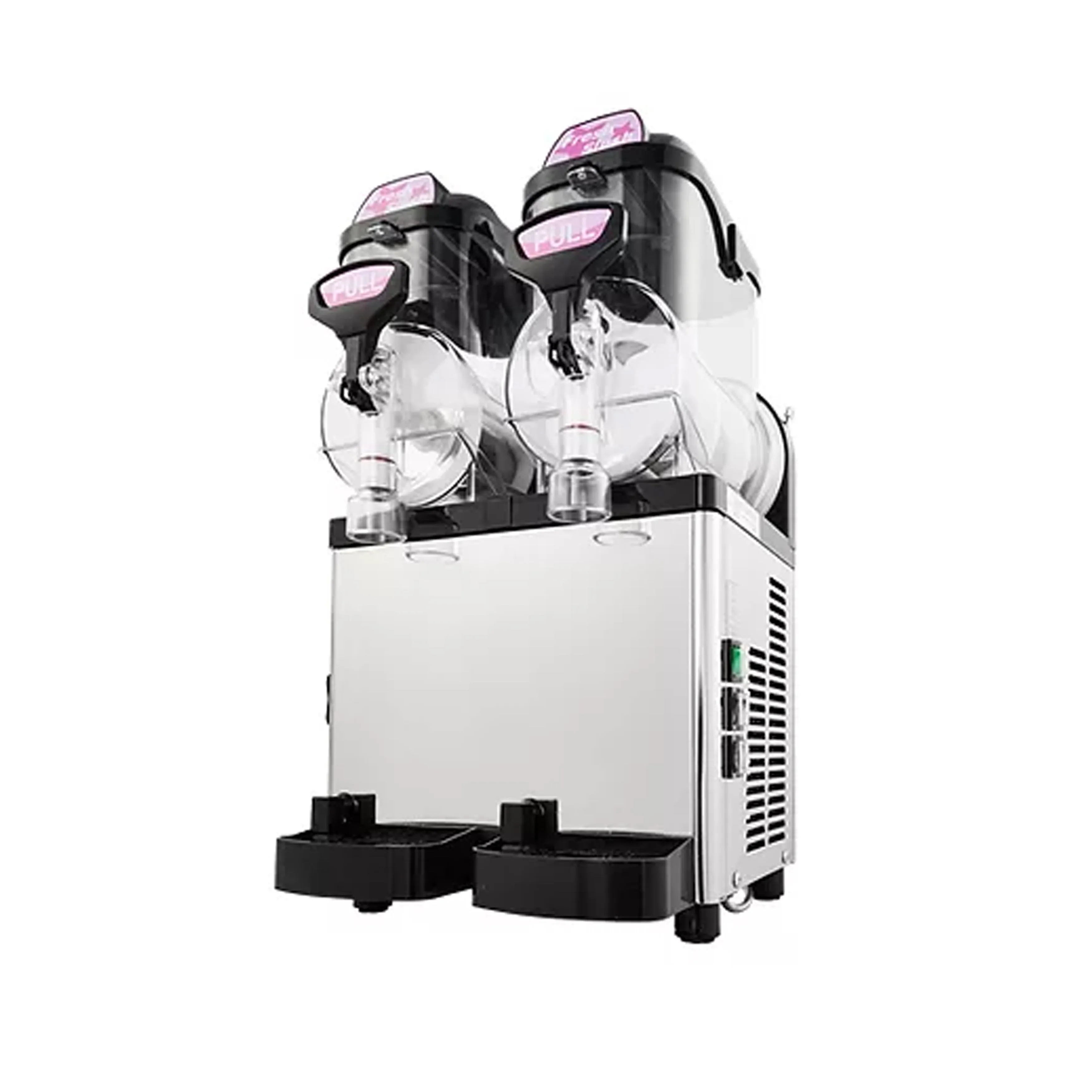 Icetro - SSM-52, Commercial Dual 2 Gallon Granita Slushy Frozen Margarita Beverage Machine