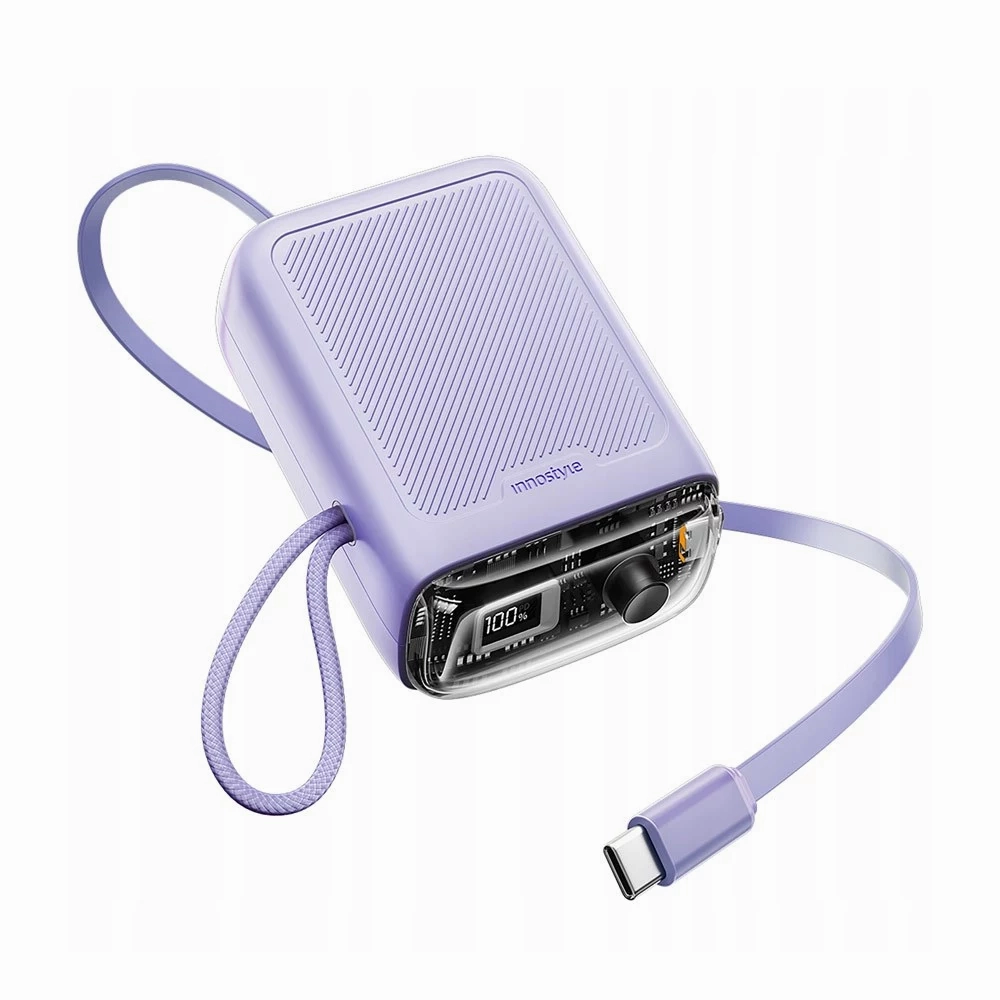 Clearance Alert Now Surprise Offer Now Innostyle Transimini Flexcharge Retractable 30W 10000Mah 60Cm Usb-C Power Bank With Cable