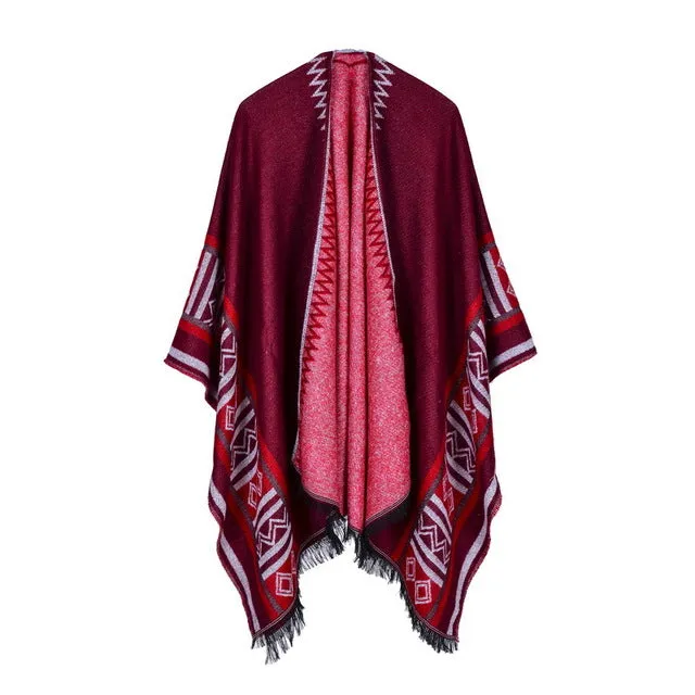 Fashion Winter Poncho Scarf - 6 Colors Last Chance Steal