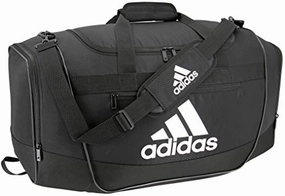 Limited Edition Offer Adidas Defender Iii Medium Duffel Bag, Black/White
