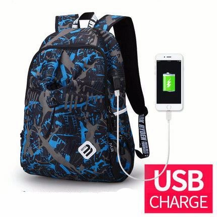 Special Price Today Fashion Student College Backpack With Usb Charging