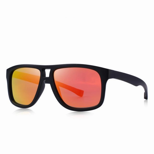 Instant Discount Mega Savings Now Men'S Polarized All Black Frame Fashion Sunglasses - Black,Blue,Red,Silver Lenses