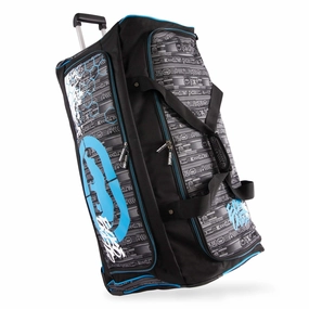 Ecko Unltd. Men'S Tagger Large 32" Rolling Duffel Bag, Black/Red, One Size Today Only Hot Sale