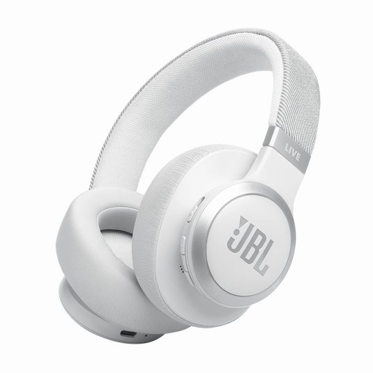 Grab It Before Gone Jbl Live 770Nc Over-Ear Noise-Cancelling Headphones C White | Jbllive770Ncwht