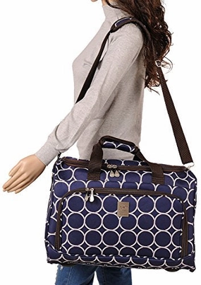Dont Miss This Steal Jenni Chan Aria Park Ave City Duffel, Navy, One Size