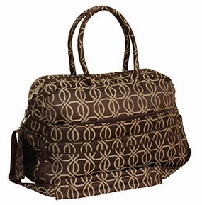 Jenni Chan Links Soft Gym Duffel, Brown, One Size Perfect Gift Sale Limited Stock Deals