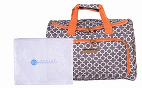 Special Price Today Big Savings Alert Jenni Chan Medley 2-Piece Set 17" Duffel 311 Bag, Grey One Size