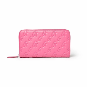 Jumbo Monogram Wallet - Hot Pink Dont Miss Todays Deal