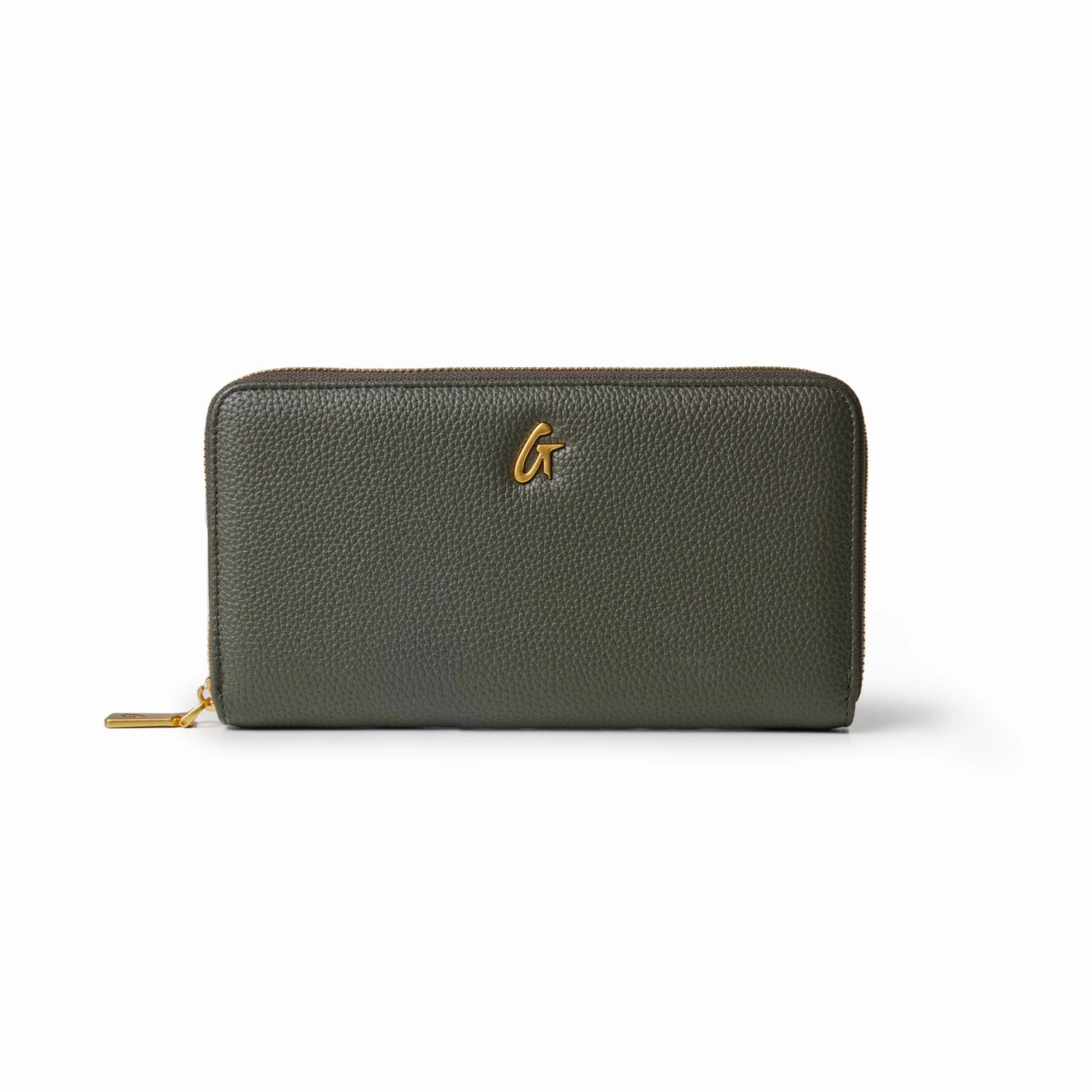 Jumbo Pebble Wallet - Olive Green Dont Miss Todays Deal
