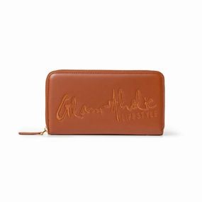 MustHave Deals Dont Miss Big Savings Jumbo Signature Logo Wallet - Brown