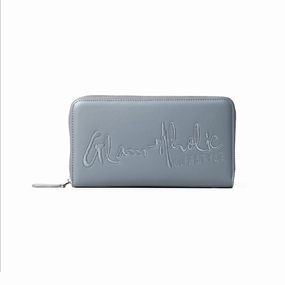 Jumbo Signature Logo Wallet - Gray Save Big Today Flash Pick Today