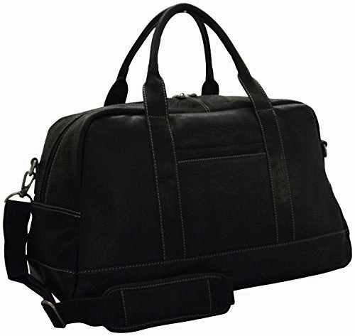 Flash Offer Today Kenneth Cole Reaction Leather 20" Duffel Bag-Carry-On Luggage (Black)