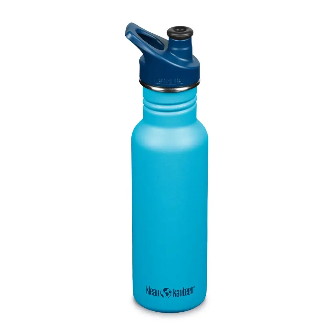 Klean Kanteen Classic Sports Cap Stainless Steel Water Bottles 532Ml Online Exclusive Deal Exclusive Savings Event