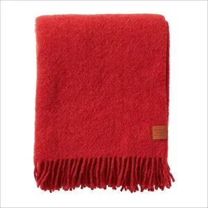 KLIPPAN Cottage Throw Blanket, Red