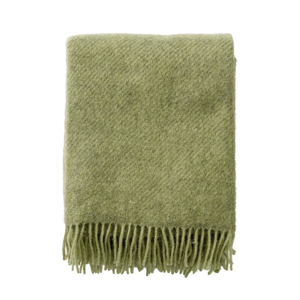 KLIPPAN Gotland Throw Blanket, Pear
