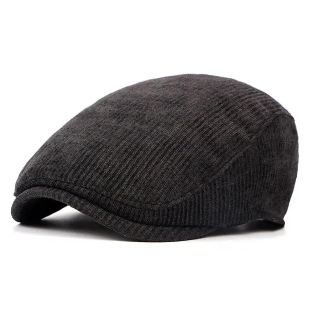 Shop Smart Deals Knitted Warm Beret Hat For Men - Blue,Dark Purple,Khaki,Black