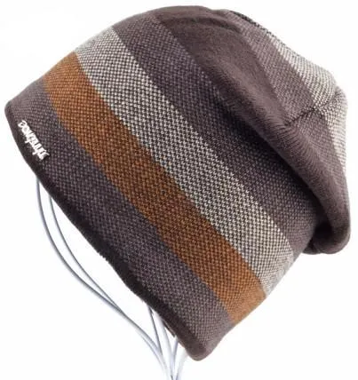Knitted Wool Beanies Hats For Men - White,Red,Yellow,Brown Hot Price Drop