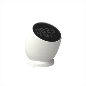 KREAFUNK Bell Alarm Clock, White