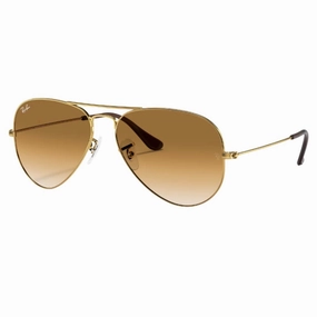 Trendy Picks Today Todays Special Savings Ray-Ban Aviator Large Metal Rb3025 001/51 - Arista Gold Frame, Light Brown Lens