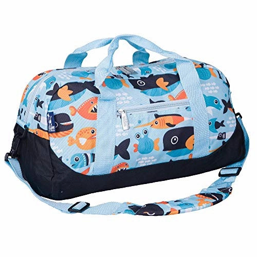 Limited Stock Alert Mega Discount Event Wildkin Kids Overnighter Duffel Bags For Boys & Girls, Measures 18 X 9 X 9 Inches Duffel Bag For Kids, Carry-On Size & Ideal For School Practice Or Overnight Travel, Bpa-Free (Big Fish)