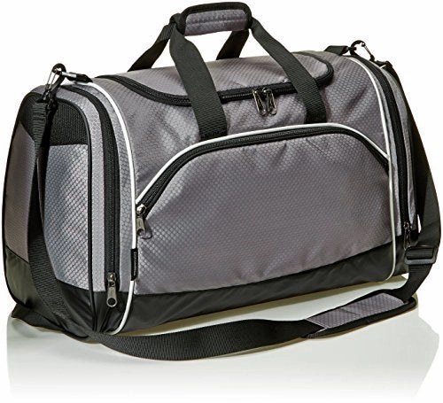 MustHave Items Save Today Only Amazonbasics Sports Duffel - Small, Grey