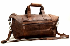 Today Only Hot Pick Price Slash Today Leather Travel Duffel Bag Overnight Weekend Luggage Carry On Airplane Underseat