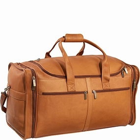 Sale Ending Soon Ledonne Adult Leather Classic Cabin Duffel, Tan
