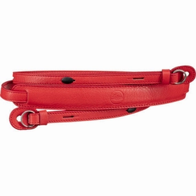 Leica Leather Carry Strap - Red Instant Savings Inside Grab Todays Deal