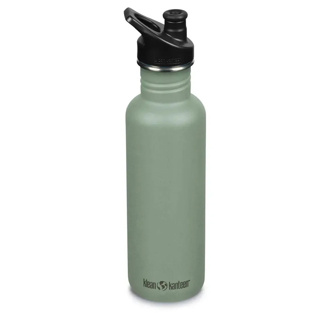 Klean Kanteen Classic Sports Cap Stainless Steel Water Bottles 800Ml MustHave Deal