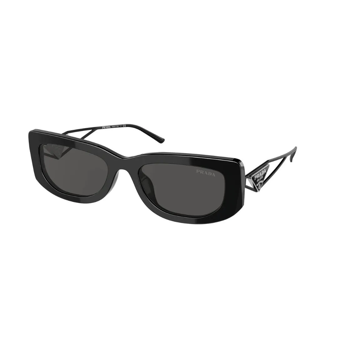 Prada Pr 14Ys 1Ab5S0 WomenS Sunglasses C Black, Dark Grey Lenses Trending Hot Picks