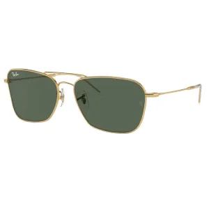 Todays Special Savings Special Savings Today Ray-Ban Caravan Reverse Rbr0102S 001/Vr Gold Frame, Green Lens