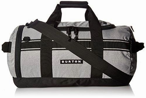 Burton Backhill Small 40 L Duffel Bag, Grey Heather, One Size Grab It Fast