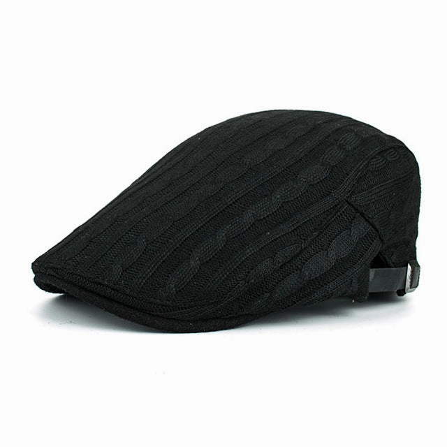 Surprise Discount Today Winter Cotton Beret Hat For Men - Khaki,Black,Navy,Coffee,Grey