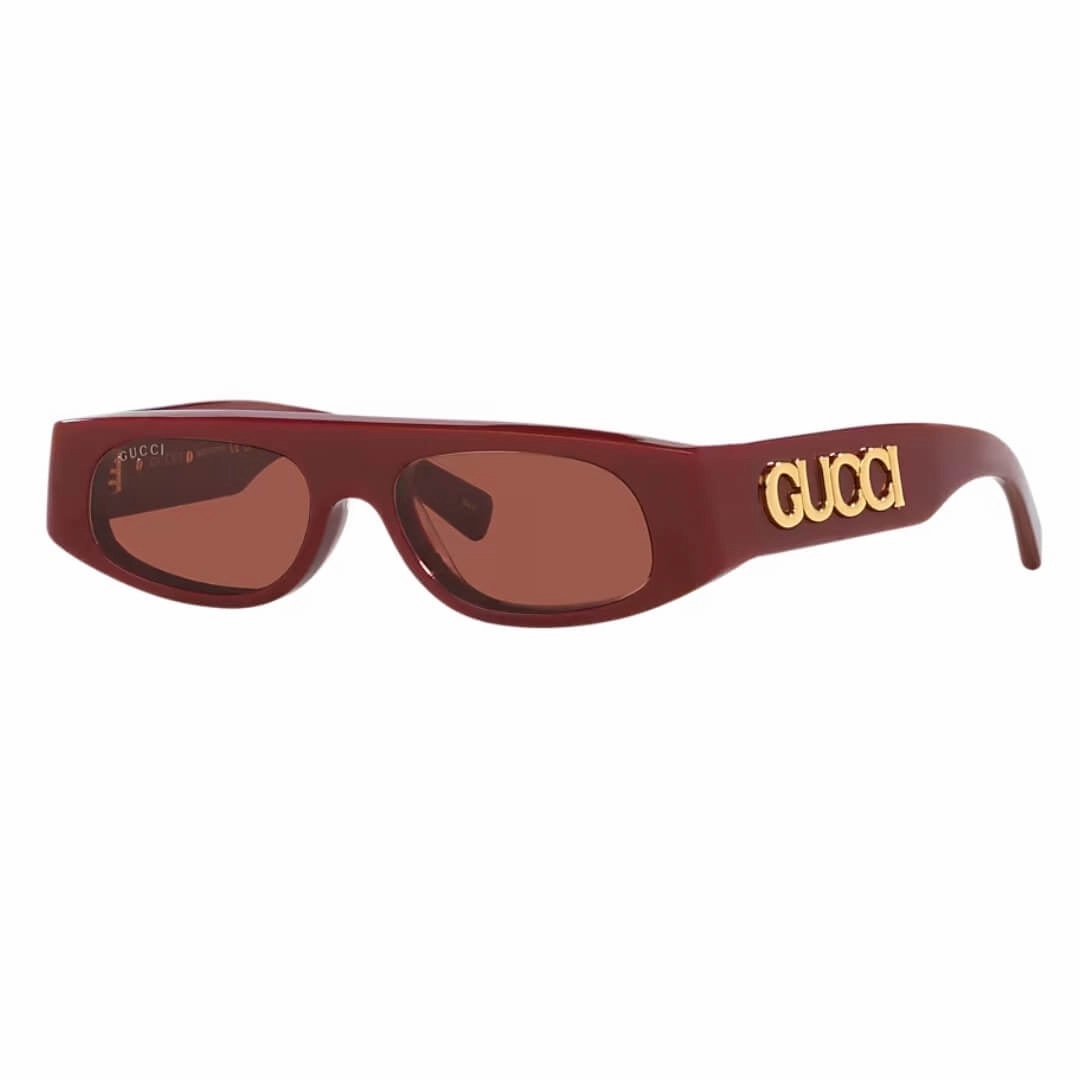 Shop Hot Picks Gucci Gg1771S 003 WomenS Sunglasses - Burgundy Frame, Brown Lenses