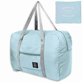 Unova Folding Travel Duffel Bag Packable Light Nylon Water Resistant Tote Weekend Getaway Overnight New Arrival Discount MustHave Deals