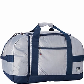 Sailorbags Silver Spinnaker Cruiser Duffel (Silver With Blue Trim) Dont Miss This Offer
