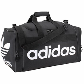 Adidas Originals Santiago Duffel Bag, Black/White, One Size Shop Today Save