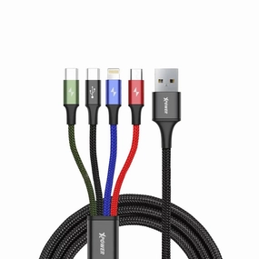 Grab It Before Gone Clearance Event Xpower 9V 4In1 Aluminium Alloy Sync & Charge Cable 4Co