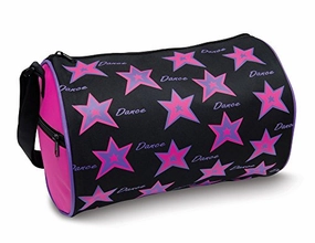 Clearance Alert Now MustHave Steals Dansbagz By Danshuz Girl'S Star Dance Duffel Bag, Black, Hot Pink, Os