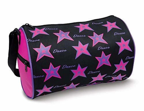 Clearance Alert Now MustHave Steals Dansbagz By Danshuz Girl'S Star Dance Duffel Bag, Black, Hot Pink, Os
