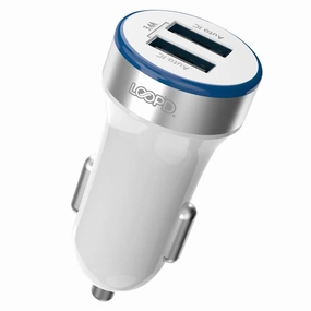 MustShop Sale Loop'D Dual Usb Port Car Charger - 17W