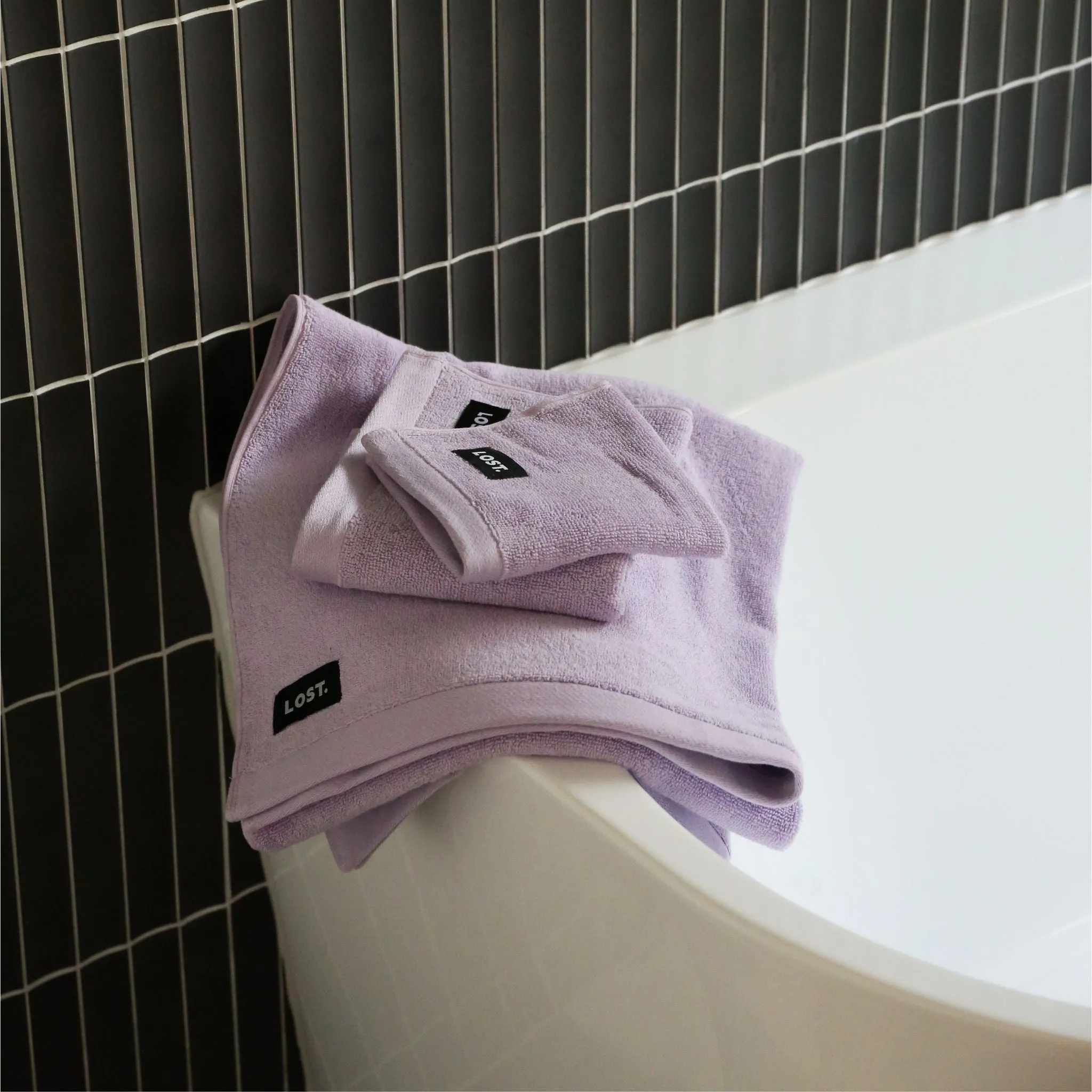 LOST TOWELS Bath Towel, 70x140cm, Lilac