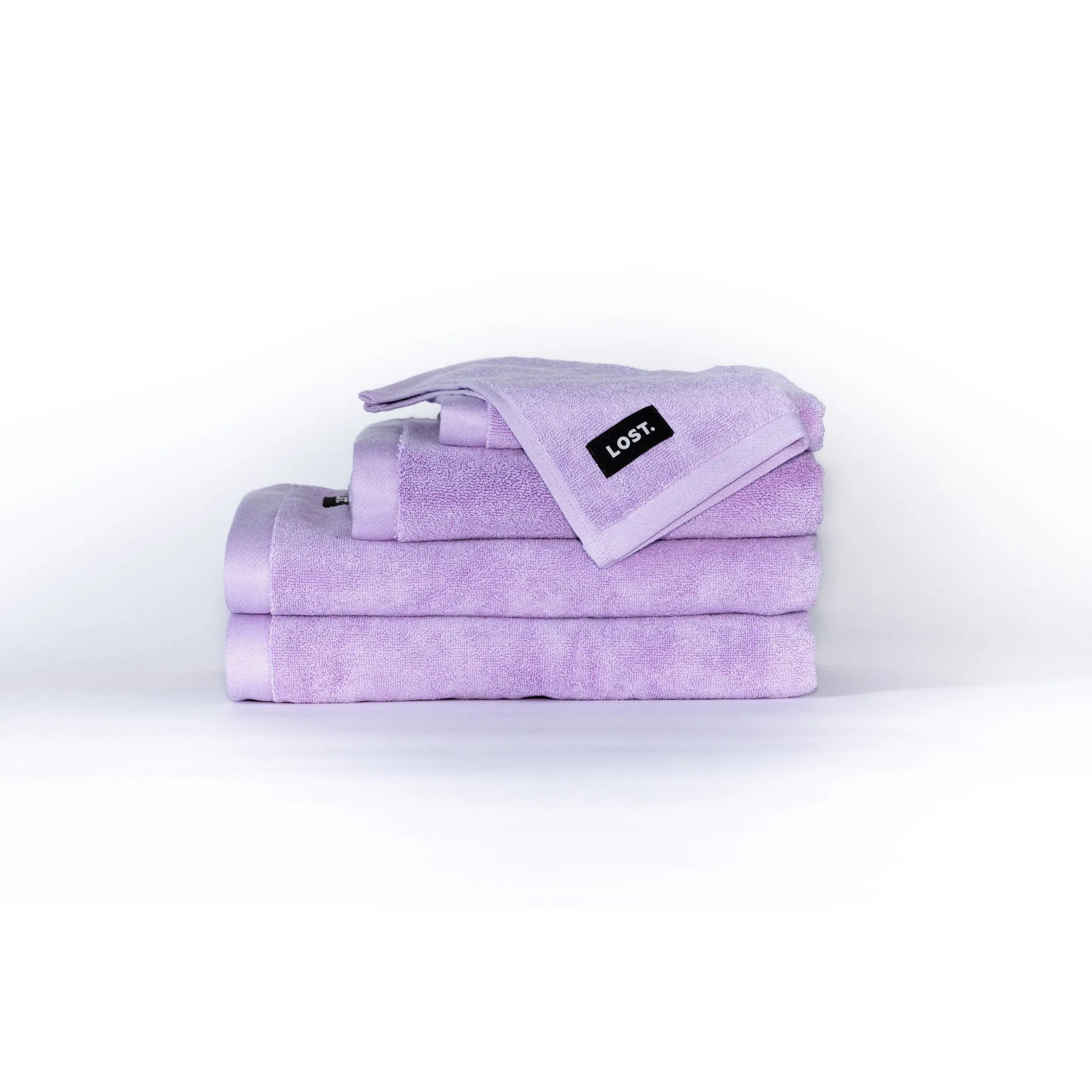 LOST TOWELS Face Washer, 30x30cm, Lilac